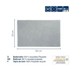 KELA Koupelnová předložka Maja 100% polyester jade zelená 80,0x50,0x1,5cm