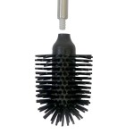 KELA WC štětka La Brosse nerezová rukojeť TPR černá