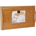 Servírovací podnos do postele se skládacími nožkami 50 x 30 cm