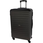 Sada plastových cestovních kufrů 3 ks 50 / 60 / 70 cm antracitová