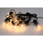 Zahradní párty osvětlení 20 LED světel teplá bílá