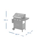 Plynový gril COMPACT 3 EXS s vařičem