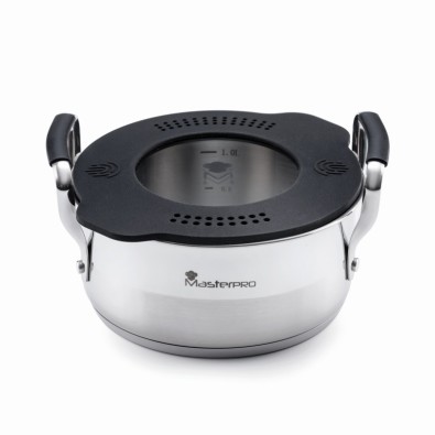 Hrnec s víkem SMART 16 cm nerez