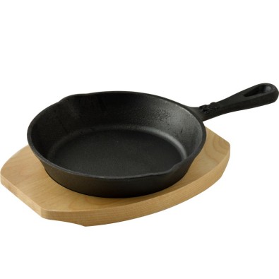 Pánev litinová COOK & SHARE 15,8 cm černá