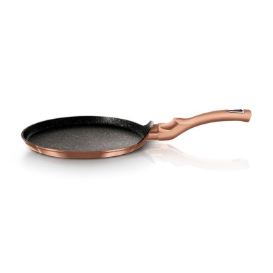 BERLINGERHAUS Pánev na palačinky s mramorovým povrchem 25 cm Rosegold Metallic Line