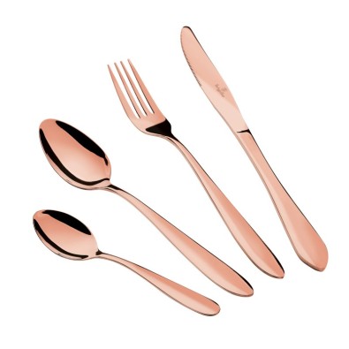 Sada příborů nerez 24 ks Rose Gold Collection