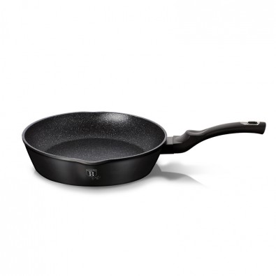 BERLINGERHAUS Pánev hluboká s mramorovým povrchem 24 cm Black Silver Collection
