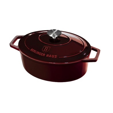 BERLINGERHAUS Pekáč litinový s poklicí 30 cm Burgundy Line
