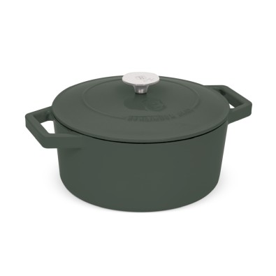 Pekáč litinový s poklicí 24 cm Matte Green Collection