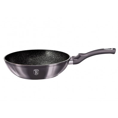 BERLINGERHAUS Pánev WOK s mramorovým povrchem 28 cm Carbon PRO Line