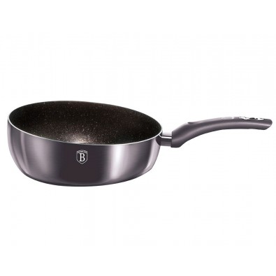 BERLINGERHAUS Pánev prohazovací s mramorovým povrchem 26 cm Carbon PRO Line