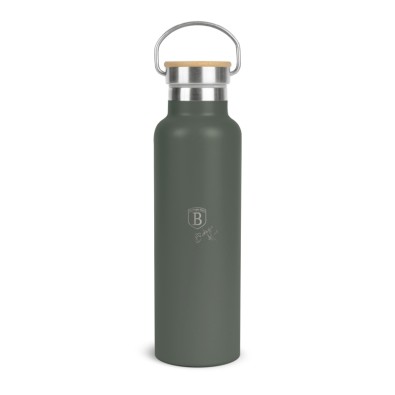 Termoska lahev s dvojitou stěnou nerez 0,6 l Matte Green Collection