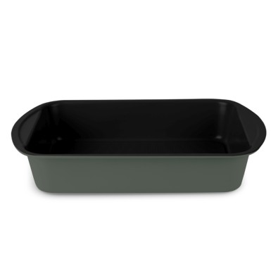 Plech na pečení hluboký s titanovým povrchem 40 x 28 cm Matte Green Collection