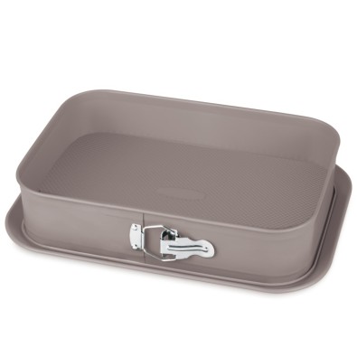 Forma na dort hranatá s titanovým povrchem 39x27 cm Taupe Collection