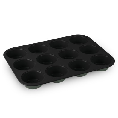 Forma na muffiny s nepřilnavým povrchem 12 ks Mtte Green Collection