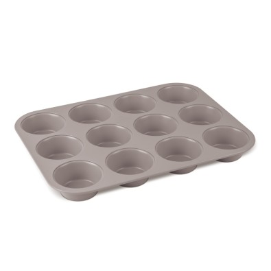 Forma na muffiny s nepřilnavým povrchem 12 ks Taupe Collection