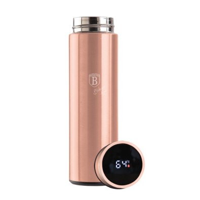 BERLINGERHAUS Termoska nerez s LED displejem 450 ml Rose Gold Edition