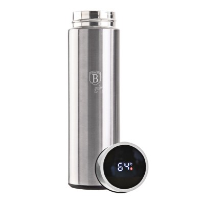 BERLINGERHAUS Termoska nerez s LED displejem 450 ml Black Silver Collection