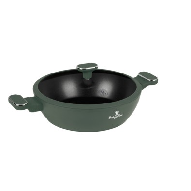 Kastrol s titanovým povrchem a poklicí 28 cm Matte Green Collection