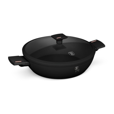 Kastrol s titanovým povrchem a poklicí 30 cm Monaco Collection