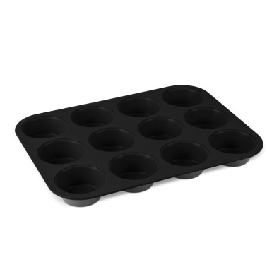 Forma na muffiny s nepřilnavým povrchem 12 ks Antracit Collection