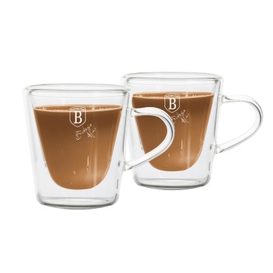 Sada skleněných šálků na espresso 2 ks