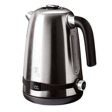 BERLINGERHAUS Rychlovarná konvice s regulací teploty 1,7 l Black Silver Collection