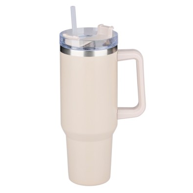 Termohrnek dvoustěnný z nerezové oceli 1,2 l béžová