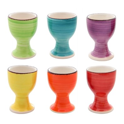 Držák na vajíčka sada 6 ks 7 cm COLOURS