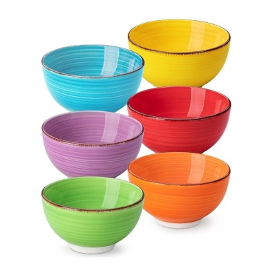 Miska na polévku sada 6 ks 14 cm COLOURS