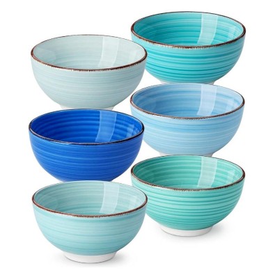 Miska na polévku sada 6 ks 14 cm AZURE