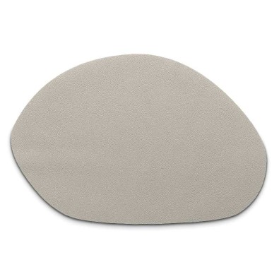 KELA Prostírání Stone PU kůže světle šedá 45,0x30,0x0,2cm