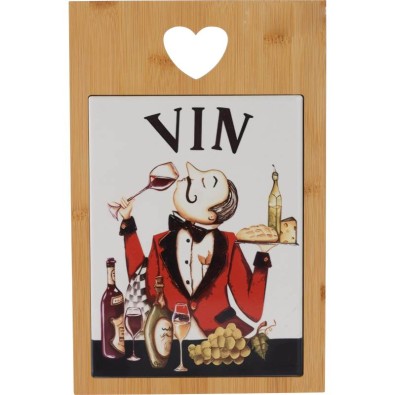 Sevírovací prkénko s keramickou kachlí VIN
