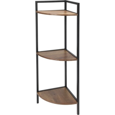 Regál kovový rohový 3patrový 76 cm