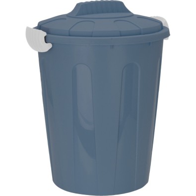 Plastový odpadkový koš s víkem 23 l modrá