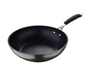 Wok pánev s nepřilnavým povrchem MIDNIGHT 28 cm zelená