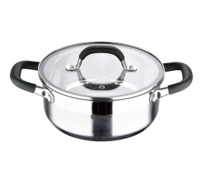 Kastrol s poklicí nerez MIDNIGHT 20 cm 2,3 litru
