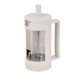 Konvice na čaj a kávu LINES French Press 350 ml bílá