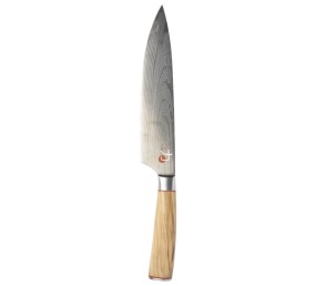 Nůž kuchařský TETSU 20 cm nerez dřevo