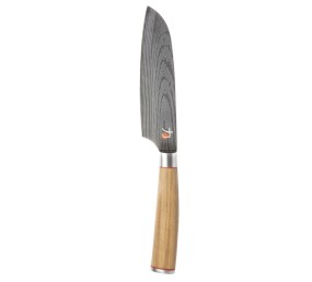 Nůž Santoku TETSU 12,5 cm nerez dřevo