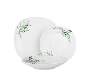 Jídelní sada talířů porcelánová 18 ks