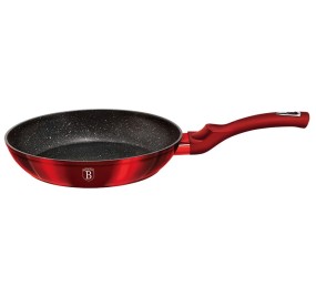 BERLINGERHAUS Pánev s mramorovým povrchem 30 cm Burgundy Metallic Line