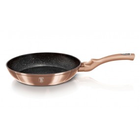 BERLINGERHAUS Pánev s mramorovým povrchem 28 cm Rosegold Metallic Line