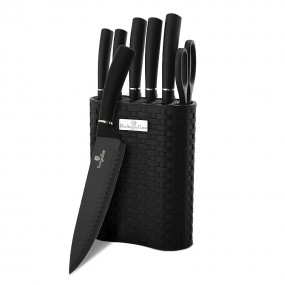 BERLINGERHAUS Sada nožů ve stojanu 7 ks Royal Black Collection