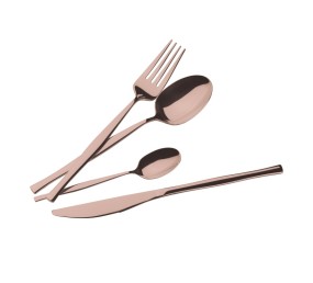 Sada příborů nerez 24 ks mirror Rosegold Metallic Line
