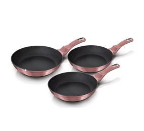 Sada pánví s titanovým povrchem 3 ks I-Rose Collection