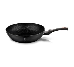 BERLINGERHAUS Pánev WOK s mramorovým povrchem 30 cm Black Rose Collection