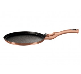 BERLINGERHAUS Pánev na palačinky s mramorovým povrchem 28 cm Rosegold Metallic Line