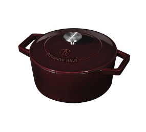 BERLINGERHAUS Pekáč litinový s poklicí 24 cm Burgundy Line