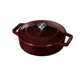 BERLINGERHAUS Pekáč litinový s poklicí 26 cm Burgundy Line